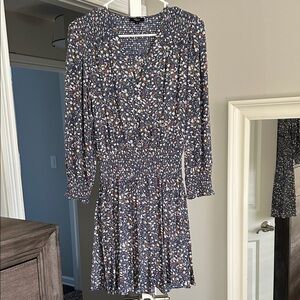 Rails Zana Floral Blue Dress size small